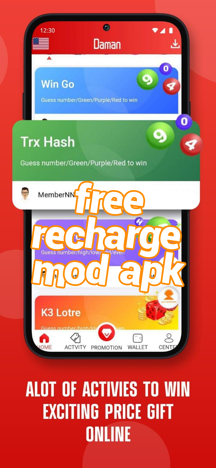 free recharge mod apk Screenshots